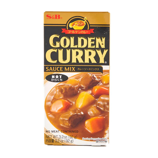 sb golden curry hot 92g