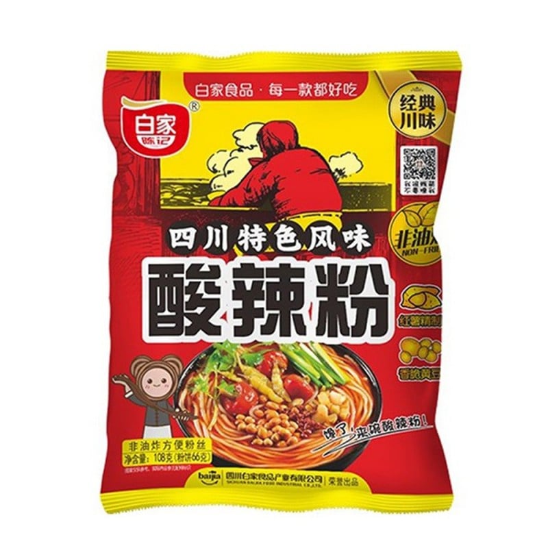 Fideos sabor agripicante (baijia) 108g
