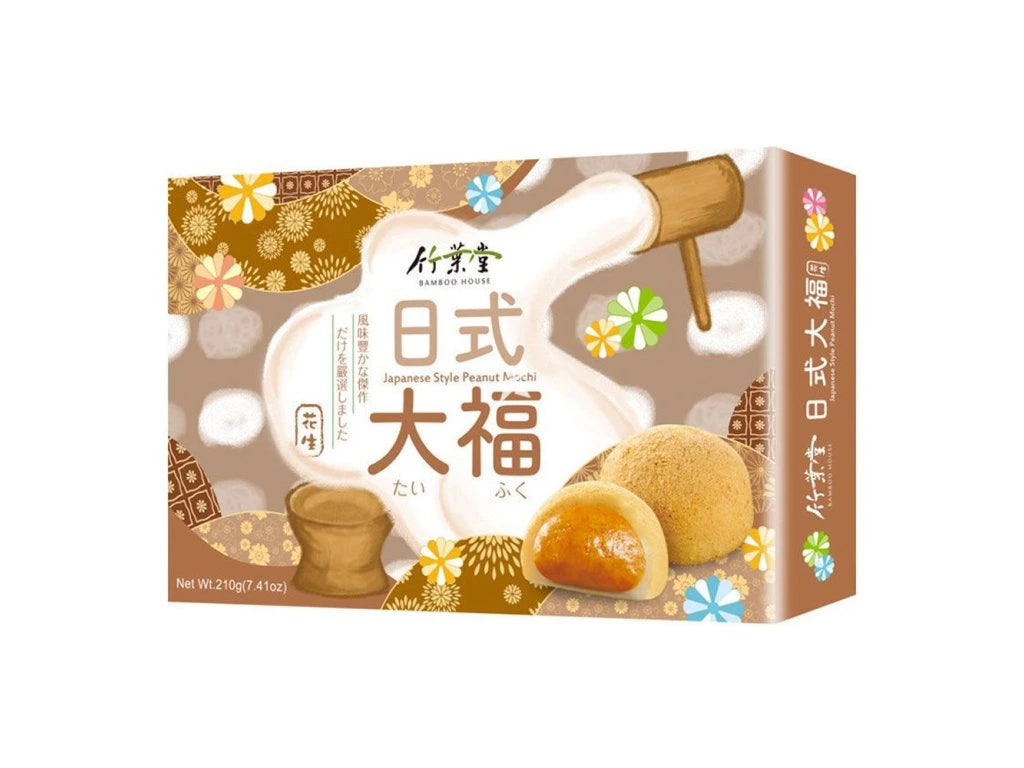 Mochi Sabor a Cacahuete 210g (Bamboo House)