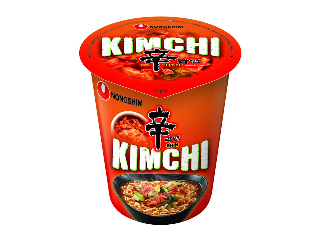 Shin Ramen sabor kimchi Nongshim cup 75G