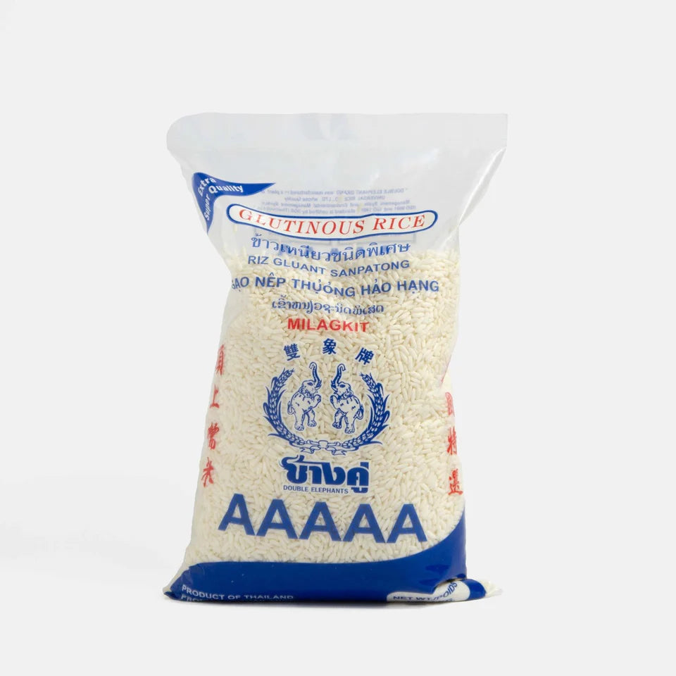 DOBLE ELEFANTE ARROZ GLUTINOSO THAI 1KG