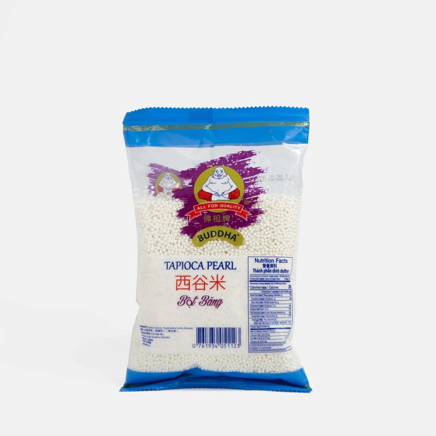 Perlas de tapioca pequeñas BUDDHA 400 g