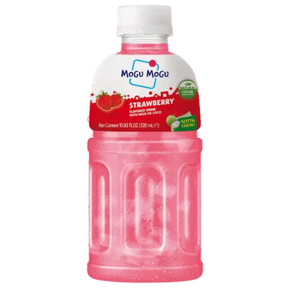 Bebida Mogu Mogu sabor a fresa 320 ml