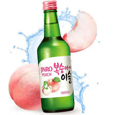 Soju Melocotón JINRO 13% VOL 350ml