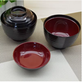 CUENCO MELAMICA PARA SOPA ROJO NEGRO