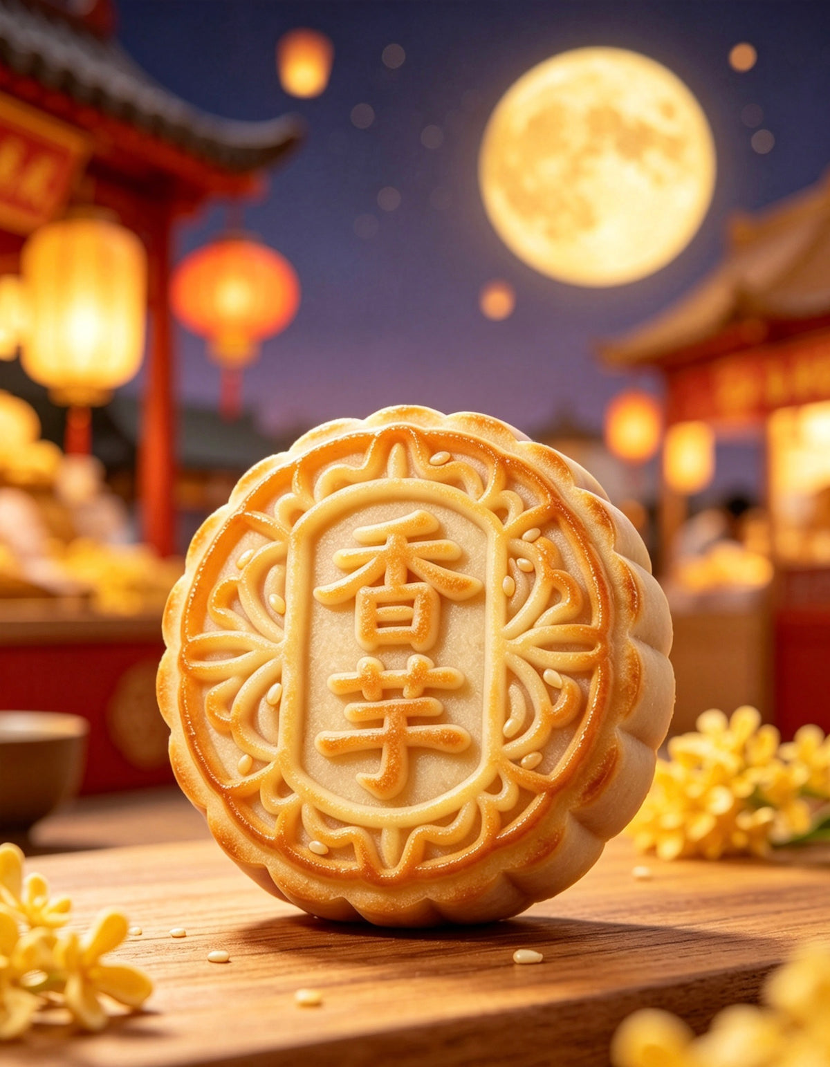 Pastel de luna sabor Taro 100G (moon cake)