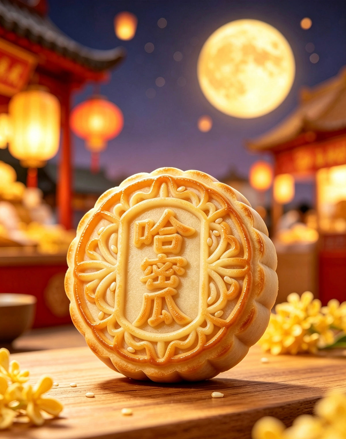 Pastel de luna sabor Melon 100G (moon cake)