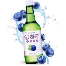Soju arándano Koreano (LOTTE) 350ml (Alc.12%)