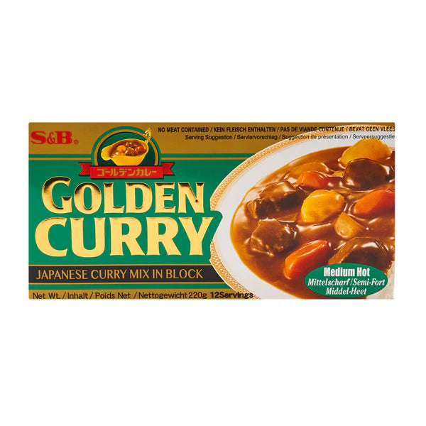 sb golden curry medio hot 220g