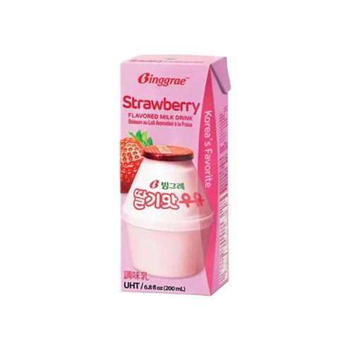 Binggrae Fresa Milk Coreano 200ml