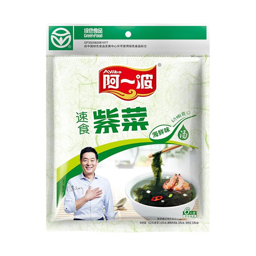 AYIBO SOPA DE ALGAS INST.MARISCO 62G(6RACION)