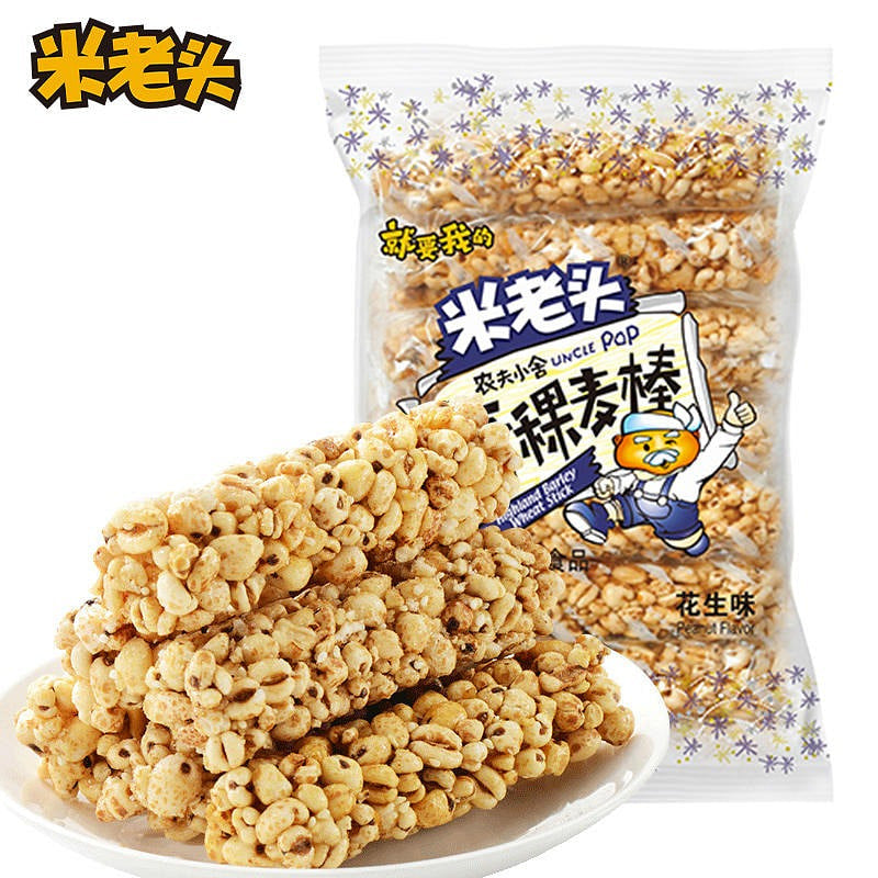 Barrita de Cebada sabor Cacahuete (Uncle Pop) 150g