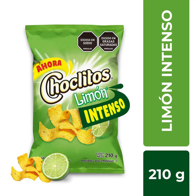 CHOCLITOS LIMON INTENSO 210G