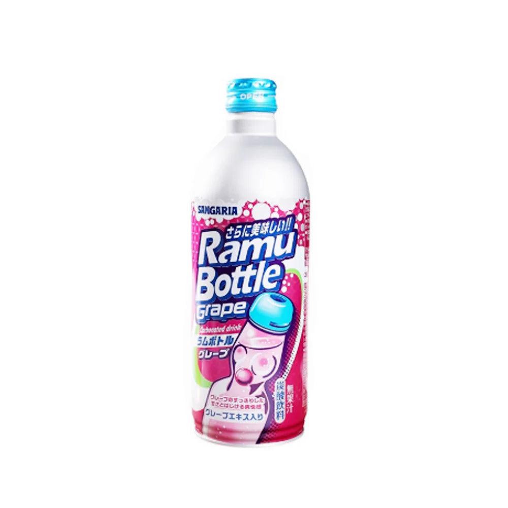 Refresco Ramune botella Uva (Sangaria)  500ml
