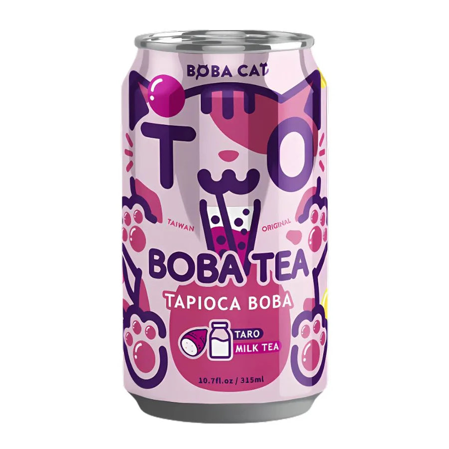 Bubble Tea sabor a Taro 315ml BOBA CAT