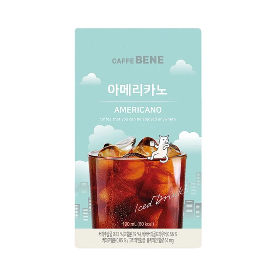Refresco Coreano en Bolsa Café Americano (CaffeBene)190ml