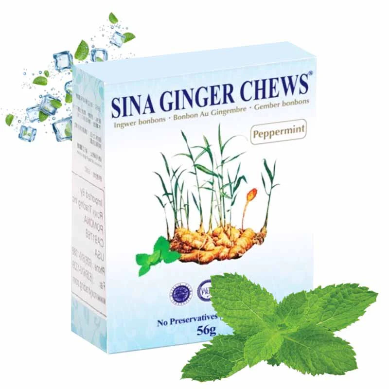 Caramelos de Jengibre y Menta (Sina) 56g