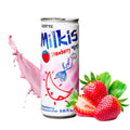 (Lotte)  Soda Coreano Milkis de Leche y Fresa  250ml