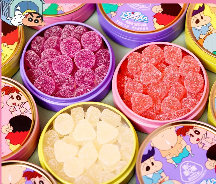 Gominola ShinChan sabor Fresa 56G (Rosa)