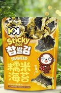 Snack de alga con arroz glutinoso sabor cangrejo 36G KK