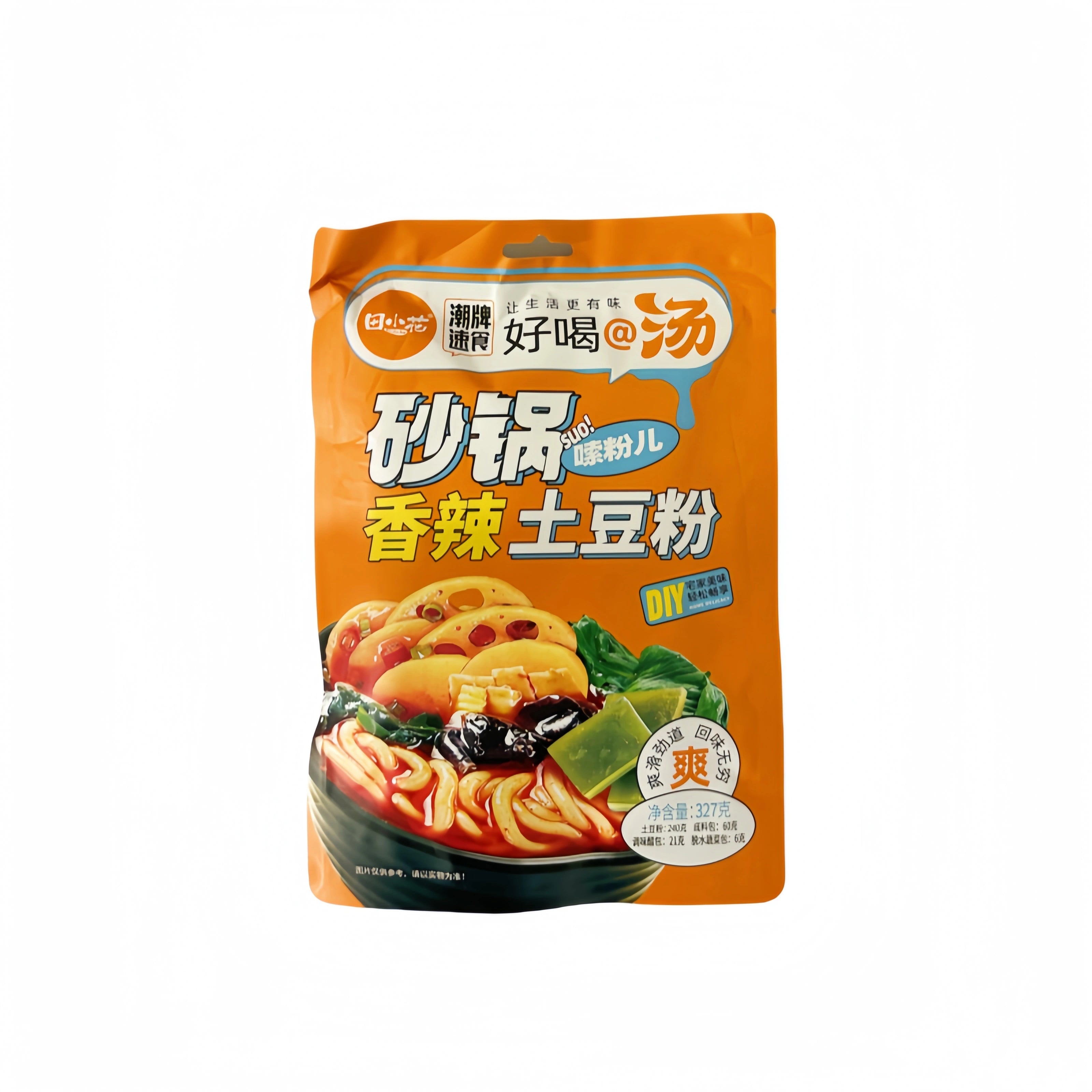 Ramen de patata instantaneo sabor picante 322g
