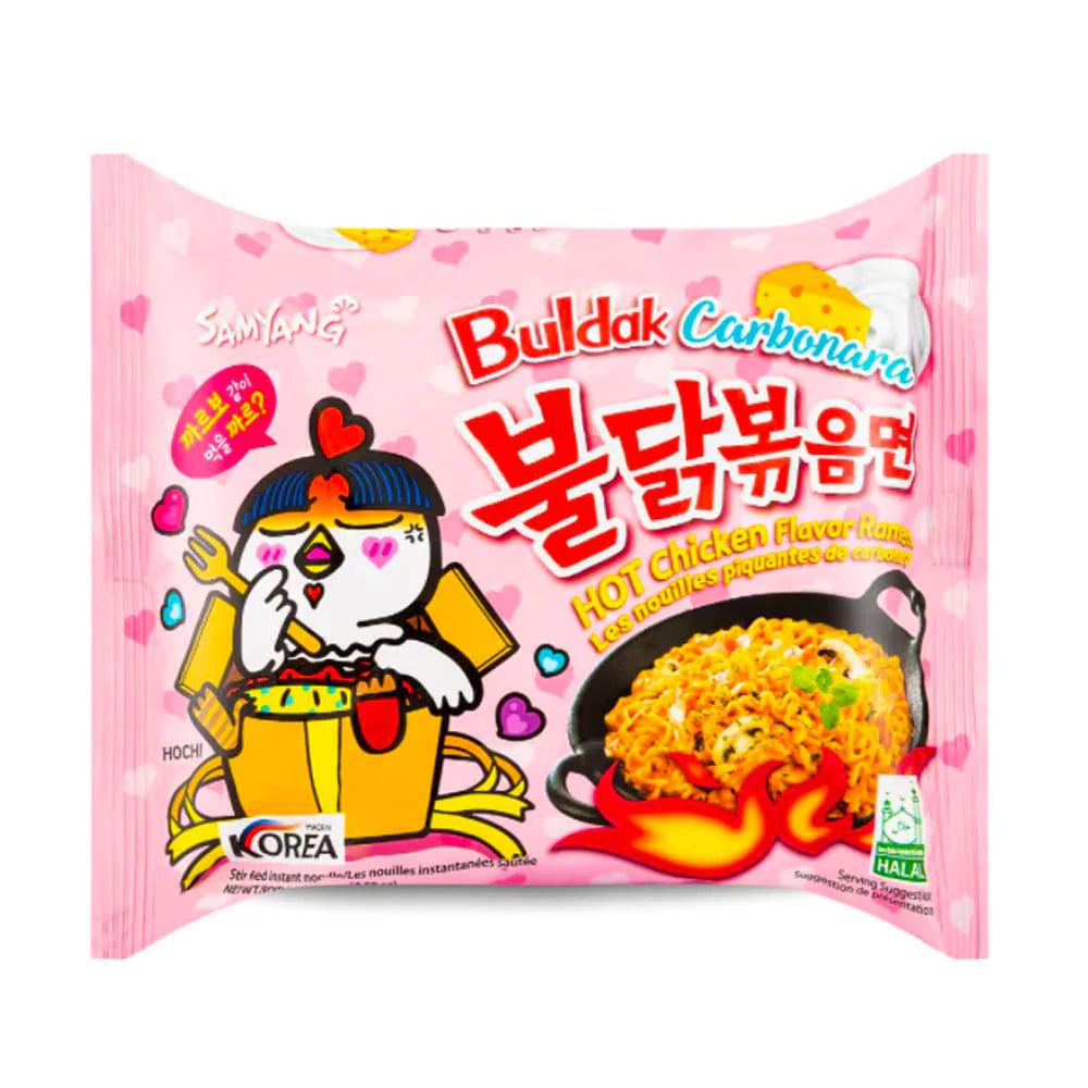A SamYang Buldak Ramen carbonara picante 130g