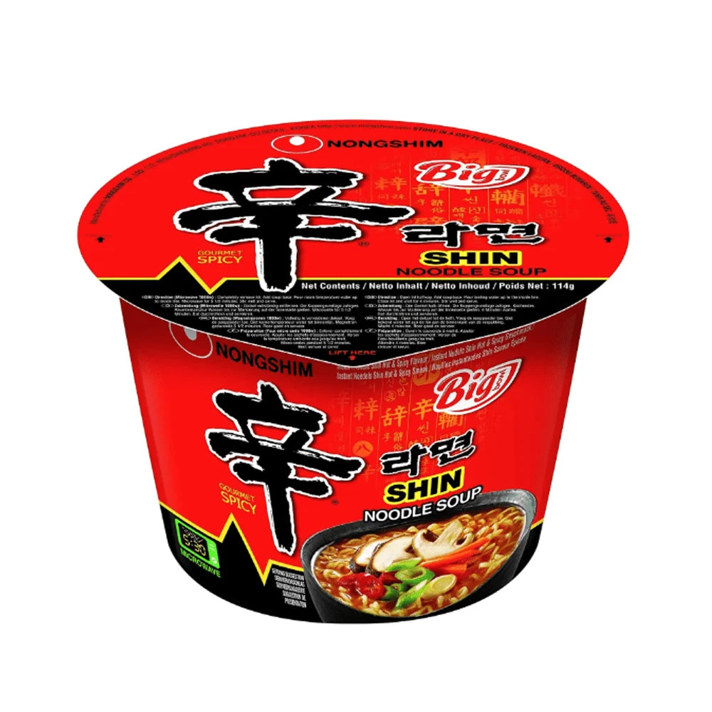 Shin Ramen sabor Picante Nongshim cup 114G