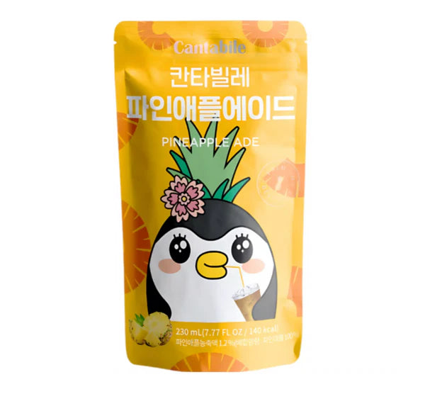 Refresco Coreano en Bolsa Sabor Piña (Cantabile)230ml