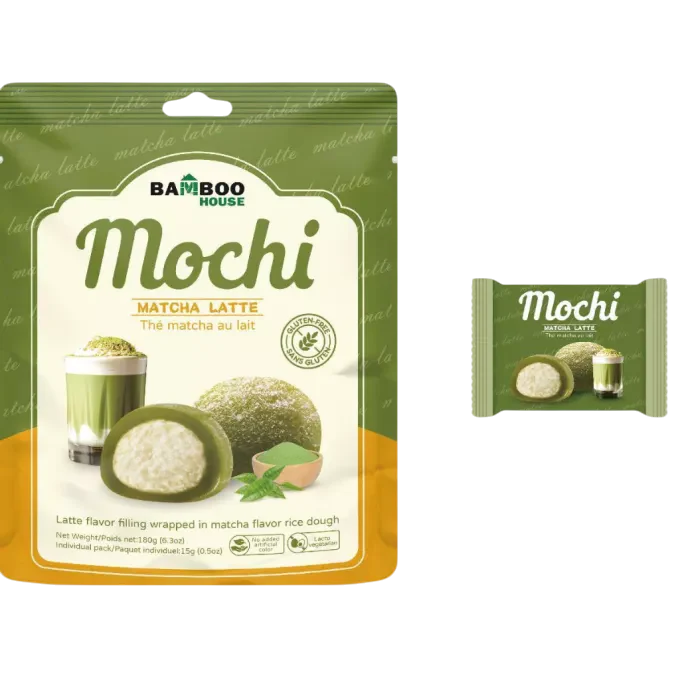 BAMBOO HOUSE MOCHI MATCHA Y LECHE 105G