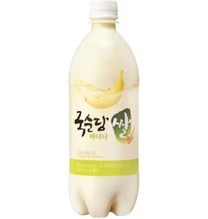 Makgeolli vino de arroz sabor a  Platano 750ml 3%vol