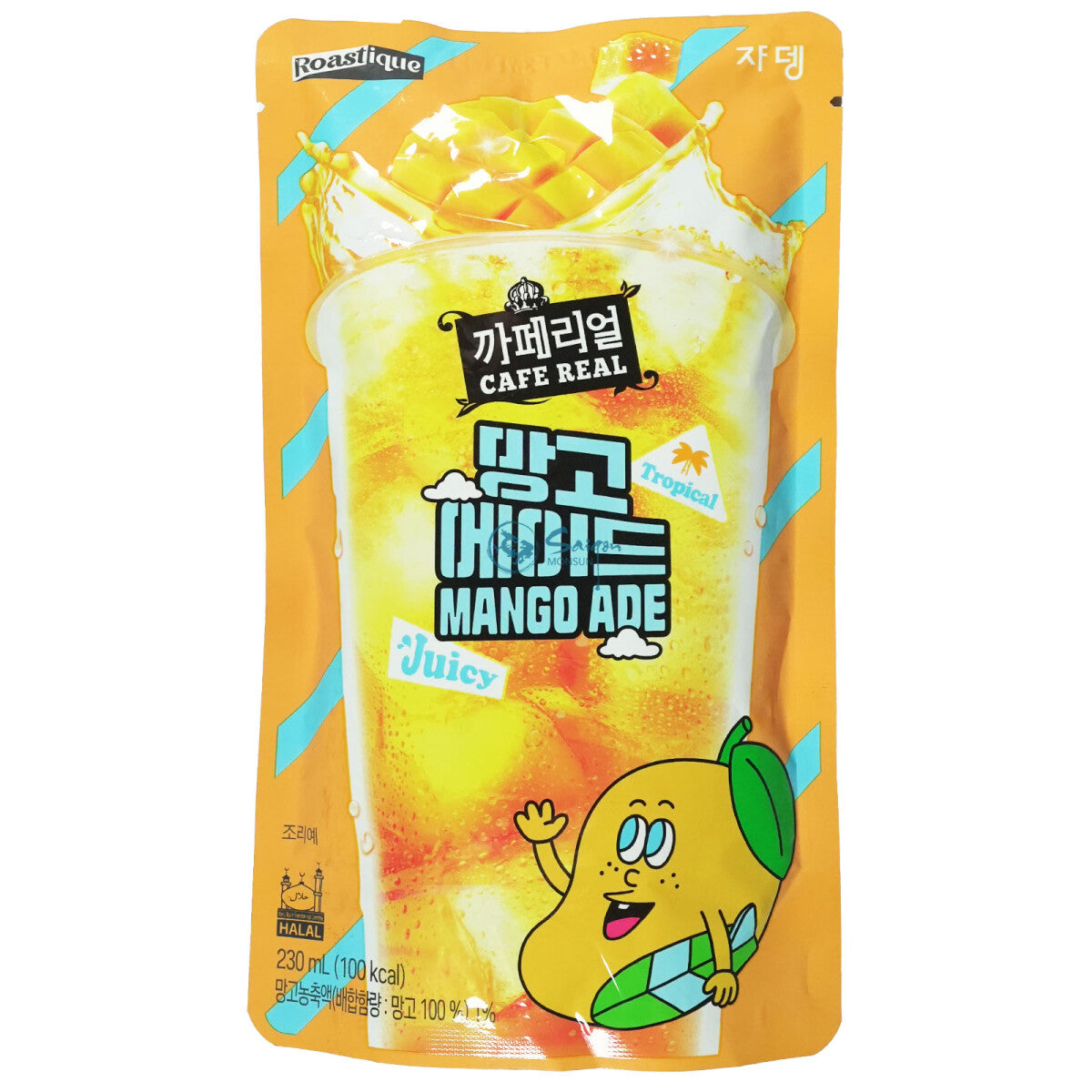 Refresco Coreano en Bolsa sabor Mango (Roastique)230ml