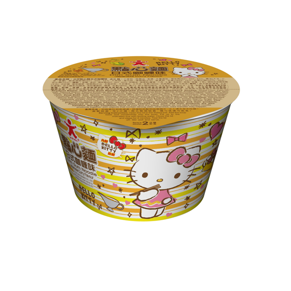 Cubo Ramen Hello Kitty  sabor Curry 37g
