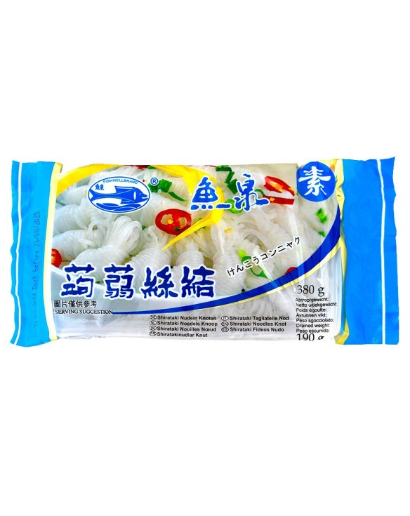 YUQUAN FISHWELL FIDEOS KONJAC(SHIRATAKI) NUDO 380G