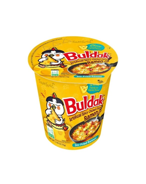Fideos buldak sabor queso (SAMYANG) cup 70g