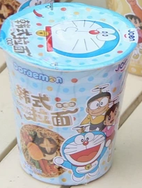 Cubo Ramen Doraemon estilo coreano Mild (Joen) 65g