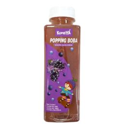 Bebida con Popping Boba sabor Uva 350ml KOMEYA