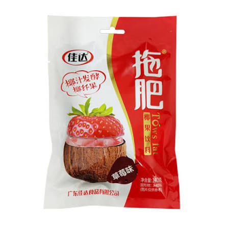 Tow's Fat bebida con gelatina sabor fresa (jiada tuofei) 700G