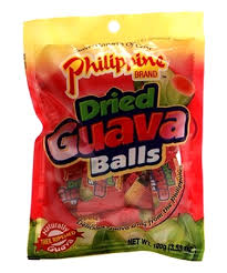 Bolas de guayaba secas Philippine 100G