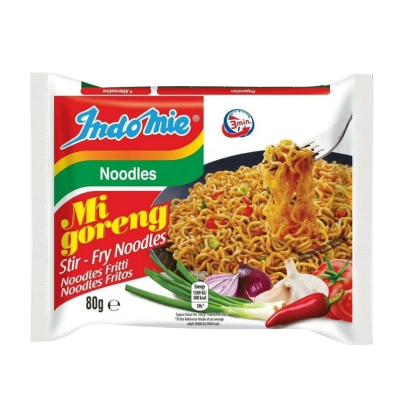 Mi Goreng instantáneo (Indomie) 80g Fideos salteados