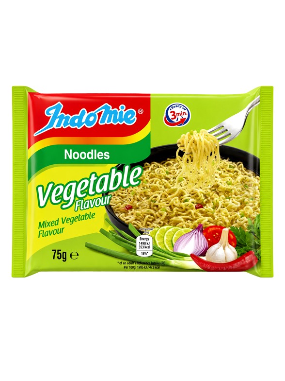 Fideos instantáneos Sabor Vegetal (Indomie) 75g