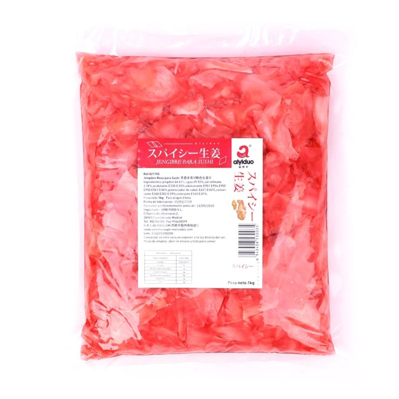 AIYIDUO JENGIBRE SUSHI ROJO 1KG