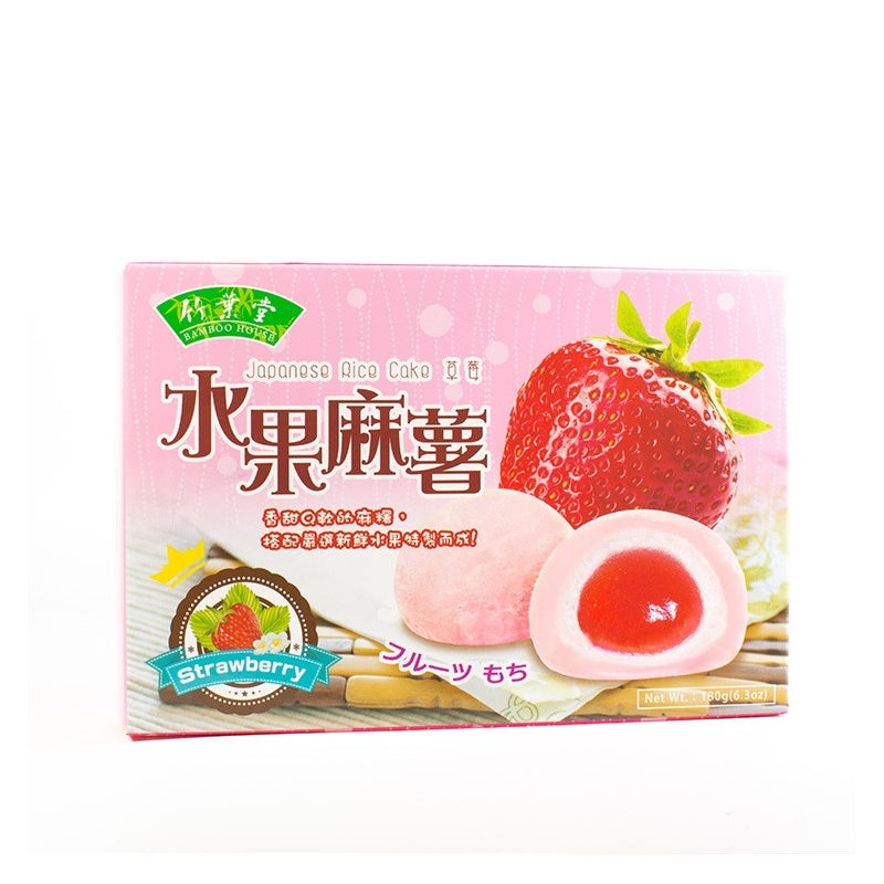 Mochi Sabor a Fresa 180G (Bamboo House)