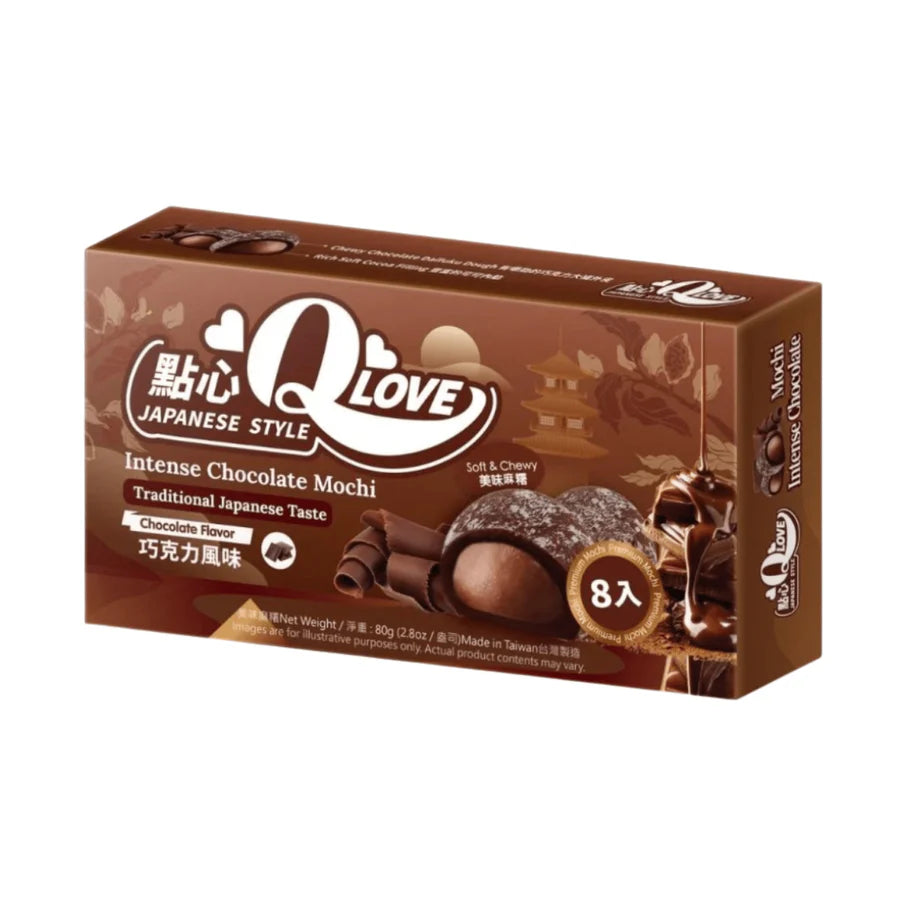 Qlove mini mochi chocolate intenso 80g