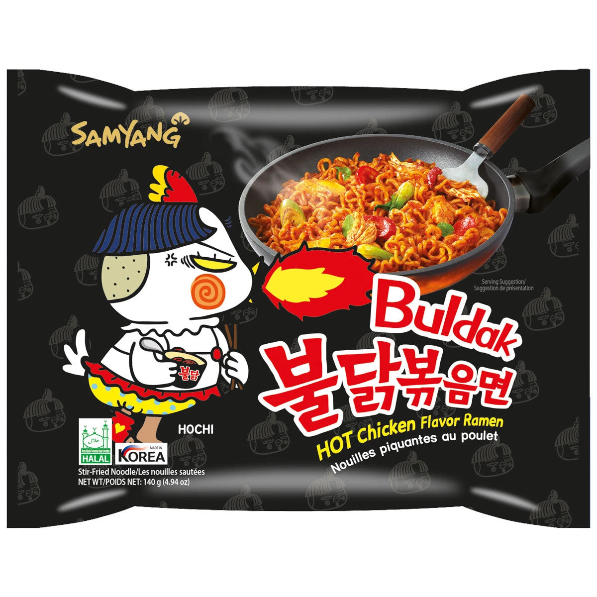 A SamYang Buldak Ramen sabor original picante 140g
