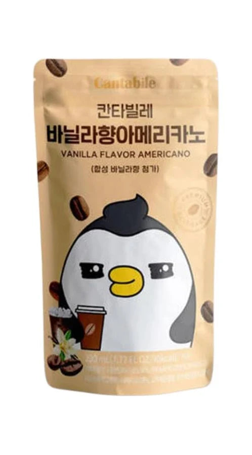 Refresco Coreano en Bolsa sabor Cafe con vainilla (Cantabile)230ml