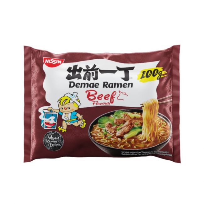 Ramen Instantáneo Ternera (NISSIN) 100 g
