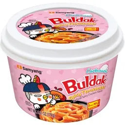 ab Buldak topoki Carbonara (Samyang) Pasta de arroz 179g Bol