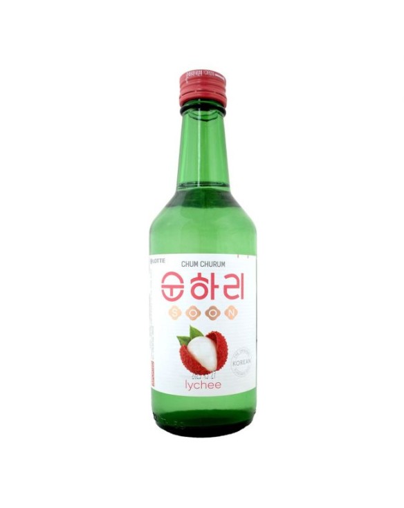 Soju Lichi Koreano (LOTTE) 350ml (Alc.12%)
